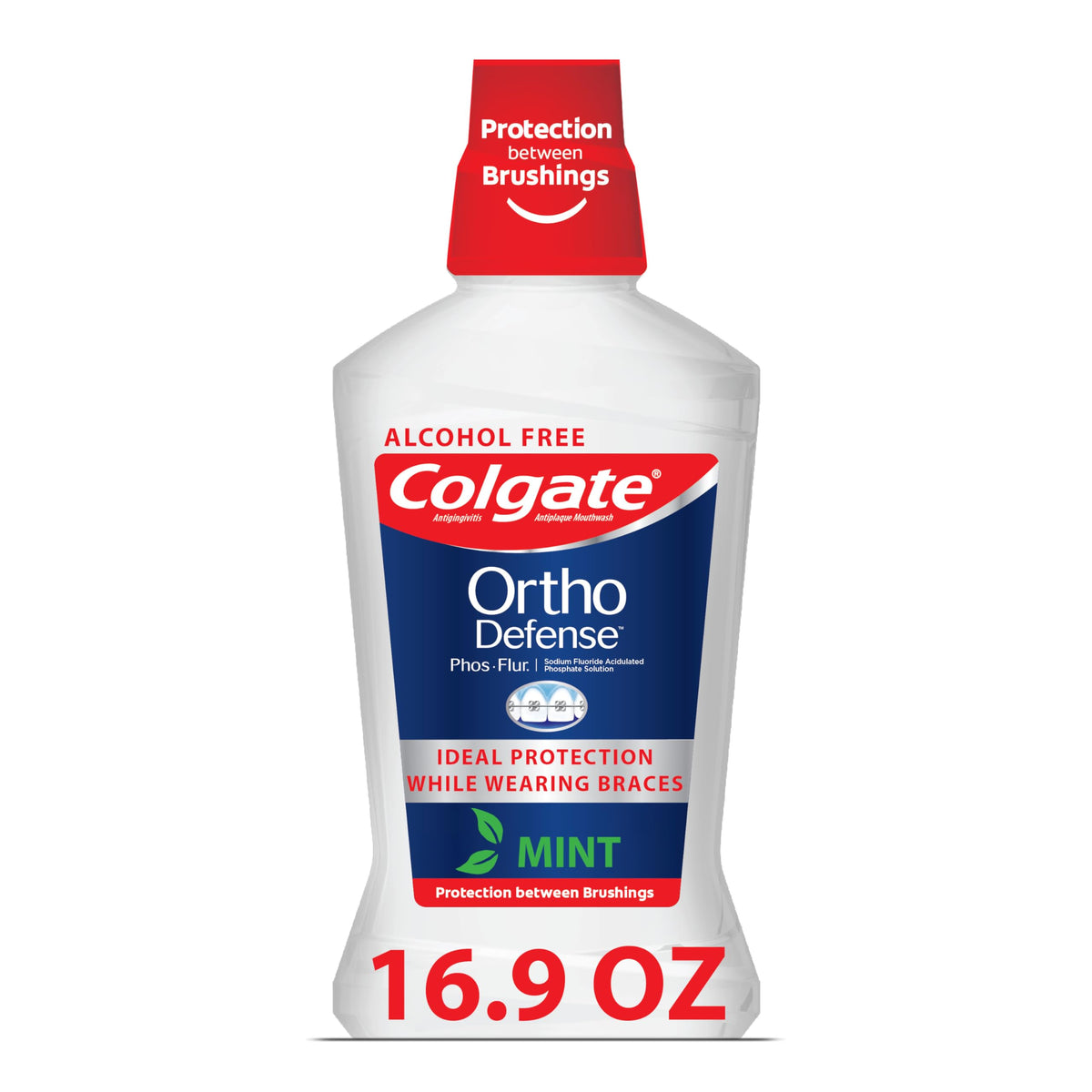 Colgate Peroxyl Antiseptic Mouth Sore Rinse, Alcohol Free, Mint, 16.9 fl oz