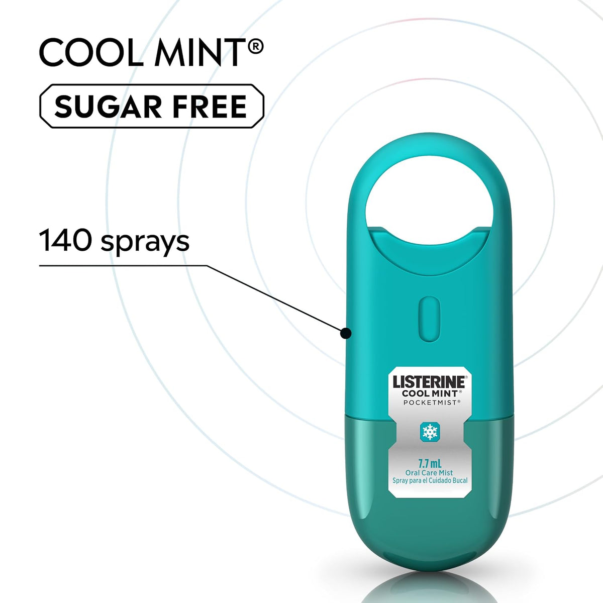Listerine Pocketmist Oral Care Mist, Cool Mint, 0.26 fl. oz/7.7 mL x 2