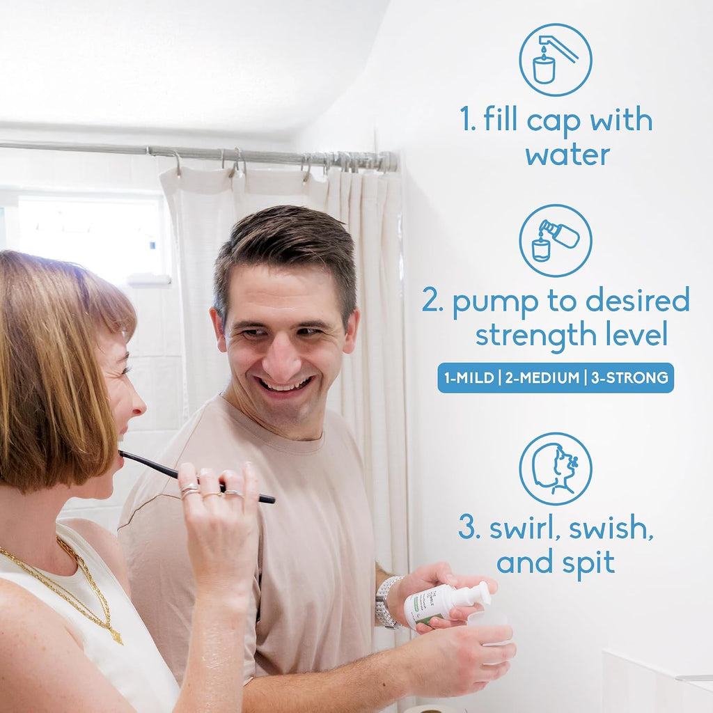 The Humble Co. Mouthwash Concentrate for Bad Breath - Peppermint