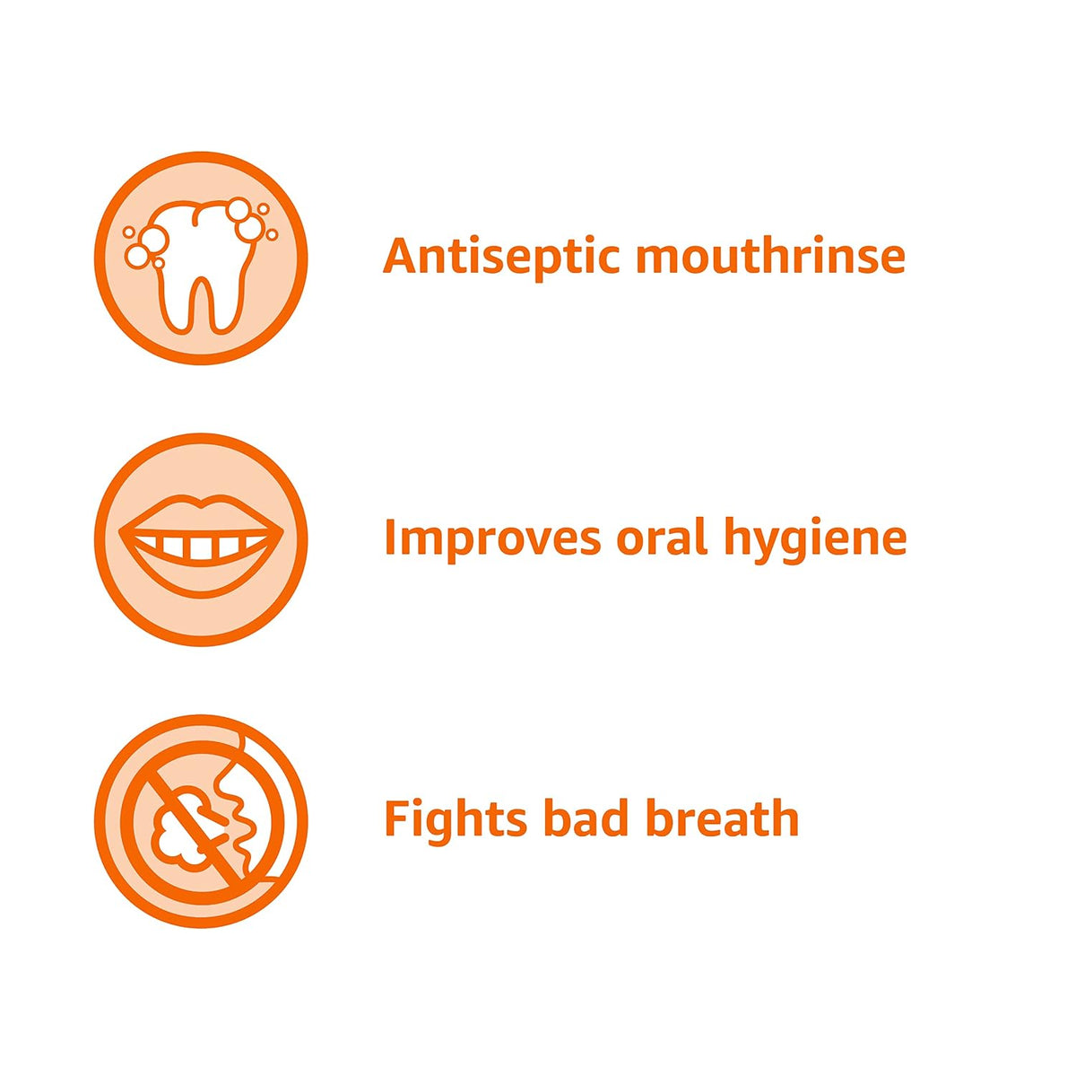 Amazon Basics Antiseptic Mouthwash, Original Flavor, Fights Gingivitis, 1.5 Liter, 50.7 ounce (Pack of 4) (Previously Solimo)