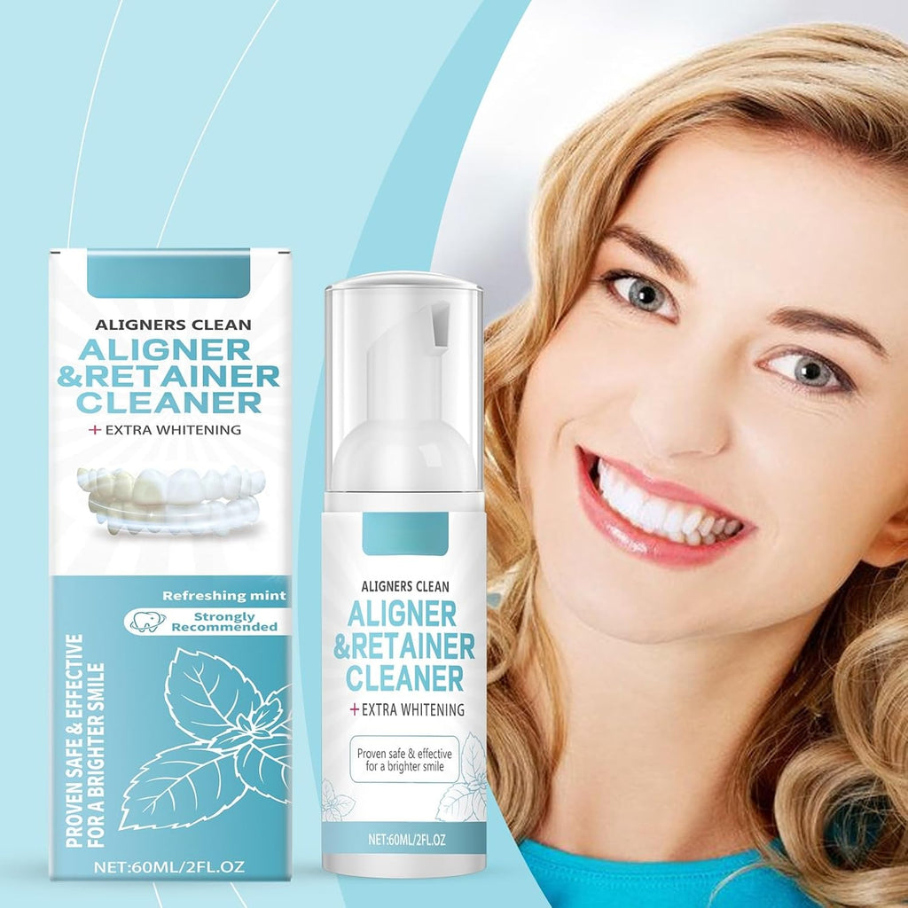 Refreshing Mint Oral Cleansing Mousse - Gentle Teeth & Mouth Freshener Infused with Glycerin for Daily Oral Care(1pcs)