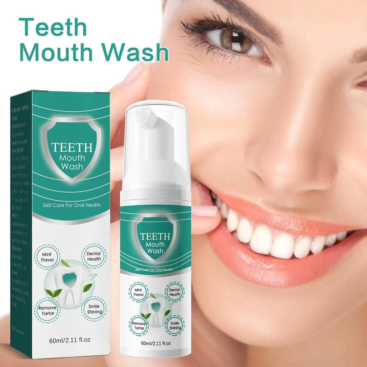 2PCS Foam Toothpaste,Stain Removal Toothpaste, Ultra-fine Mousse Foam, Deeply Cleans (2)