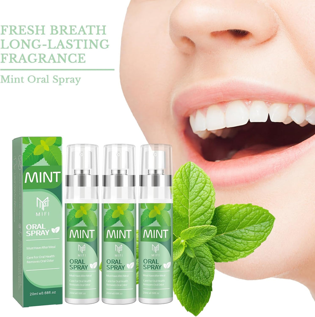 PEGO Adult Oral Freshness Spray, Fruit-Flavored, Sugar-Free,Dry Mouth Spray,Removes Oral Odor,Fights Bad Breath, Oral Care Spray,Long-Lasting Fresh Breath, (Mint+Grape+Lemon)