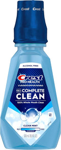 Crest Pro-Health Multi-Protection Mouthwash, CPC Antigingivitis/Antiplaque Mouthwash, Clean Mint, 500 mL (16.9 Fl Oz), Pack of 4