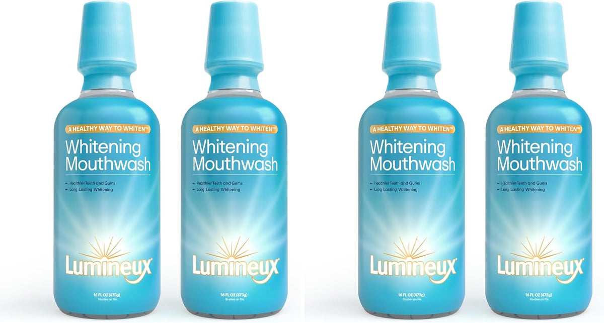 Lumineux Teeth Whitening Mouthwash, Peroxide Free, 16 fl oz, 2 Pack
