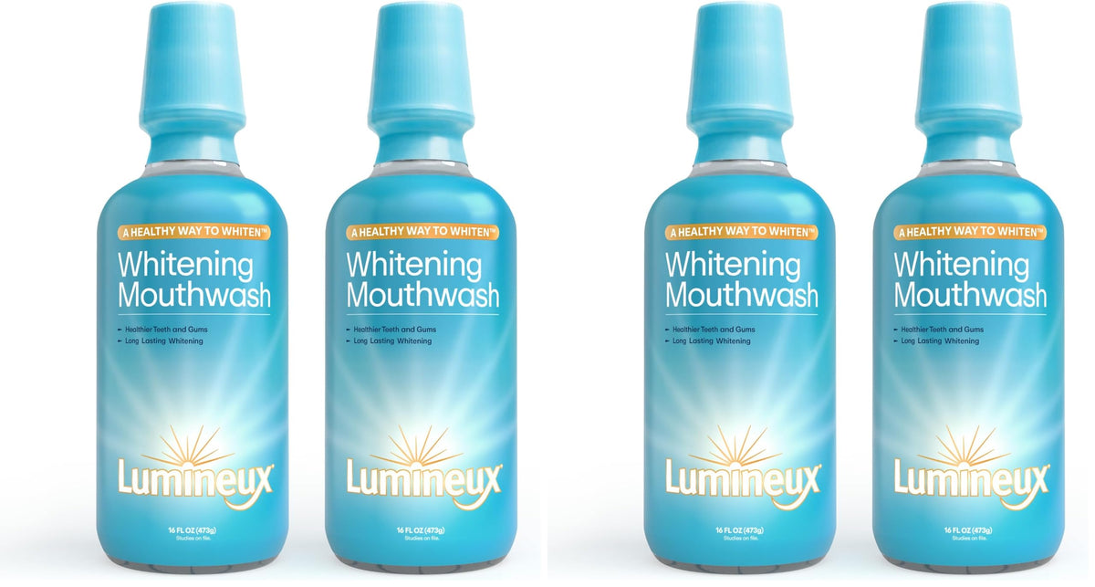 Lumineux Teeth Whitening Mouthwash, Peroxide Free, 16 fl oz, 2 Pack