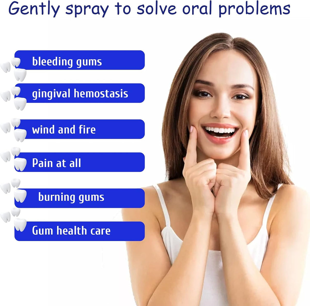 Oral Care Spray for Tooth & Gum Relief - Soothes Discomfort, Supports Healthy Gums with Peppermint Extract & Glycerin, 20ml Herbal Formula for Fresh Breath & Strong Teeth (1)