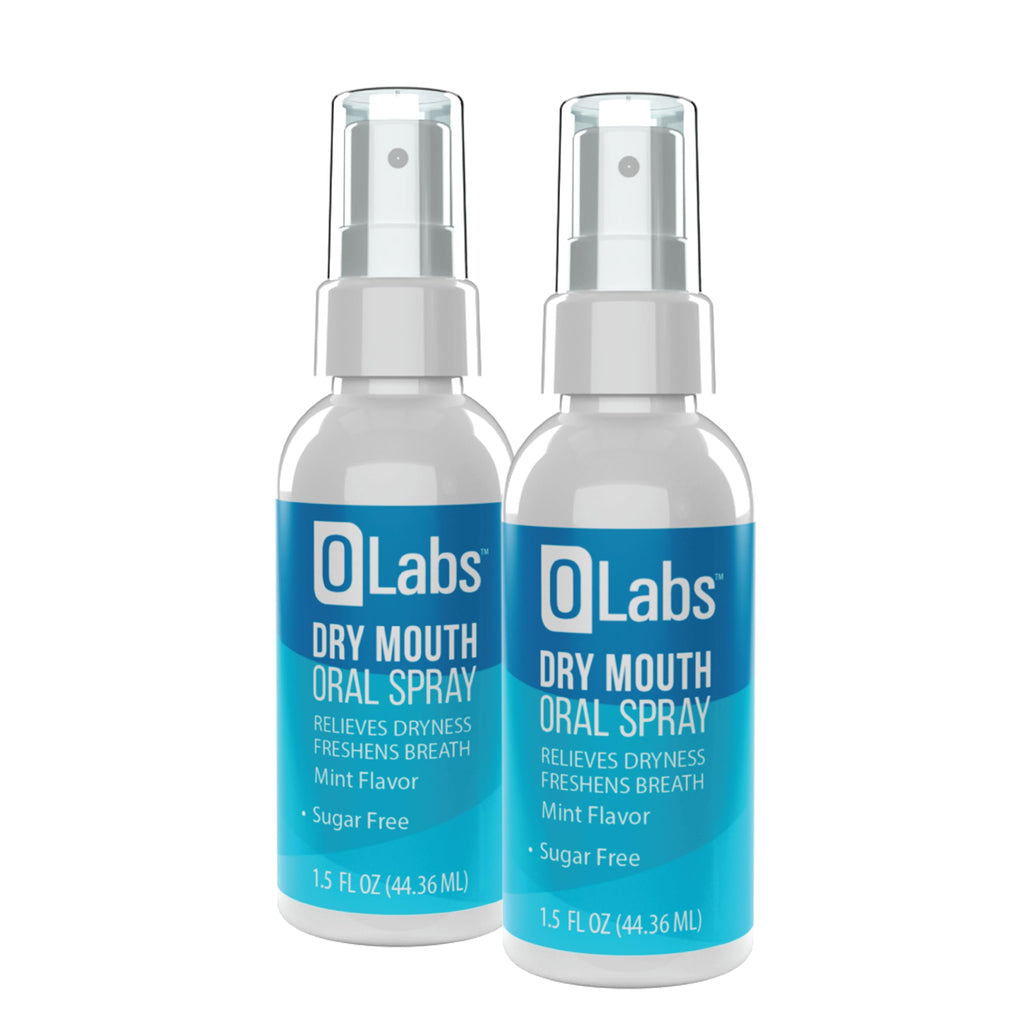 Dry Mouth Spray - Sugar Free, Alcohol Free, Mint Breath Spray with Xylitol, 2 Pack - 4 (0.25 oz) Travel Size Sprays Total