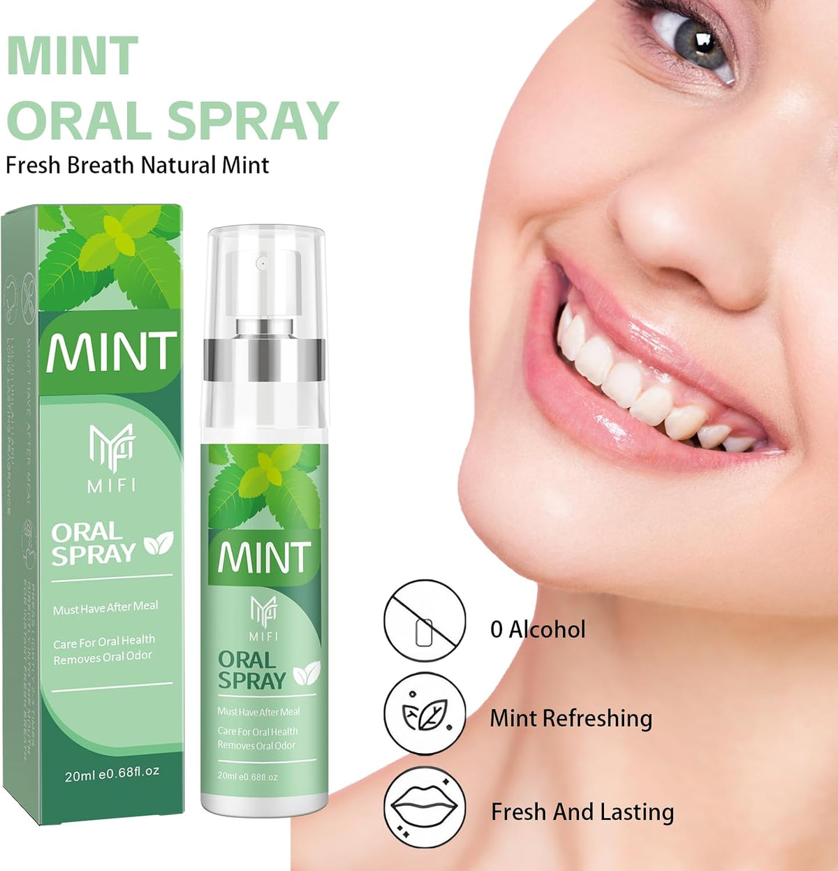 PEGO Adult Oral Freshness Spray, Fruit-Flavored, Sugar-Free,Dry Mouth Spray,Removes Oral Odor,Fights Bad Breath, Oral Care Spray,Long-Lasting Fresh Breath, (Mint+Grape+Lemon)