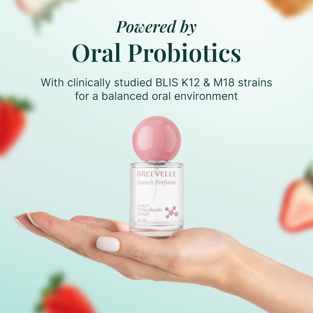 Breath Perfume Oral Spray | Strawberry Honey Flavor - Fresh Spray 20ML