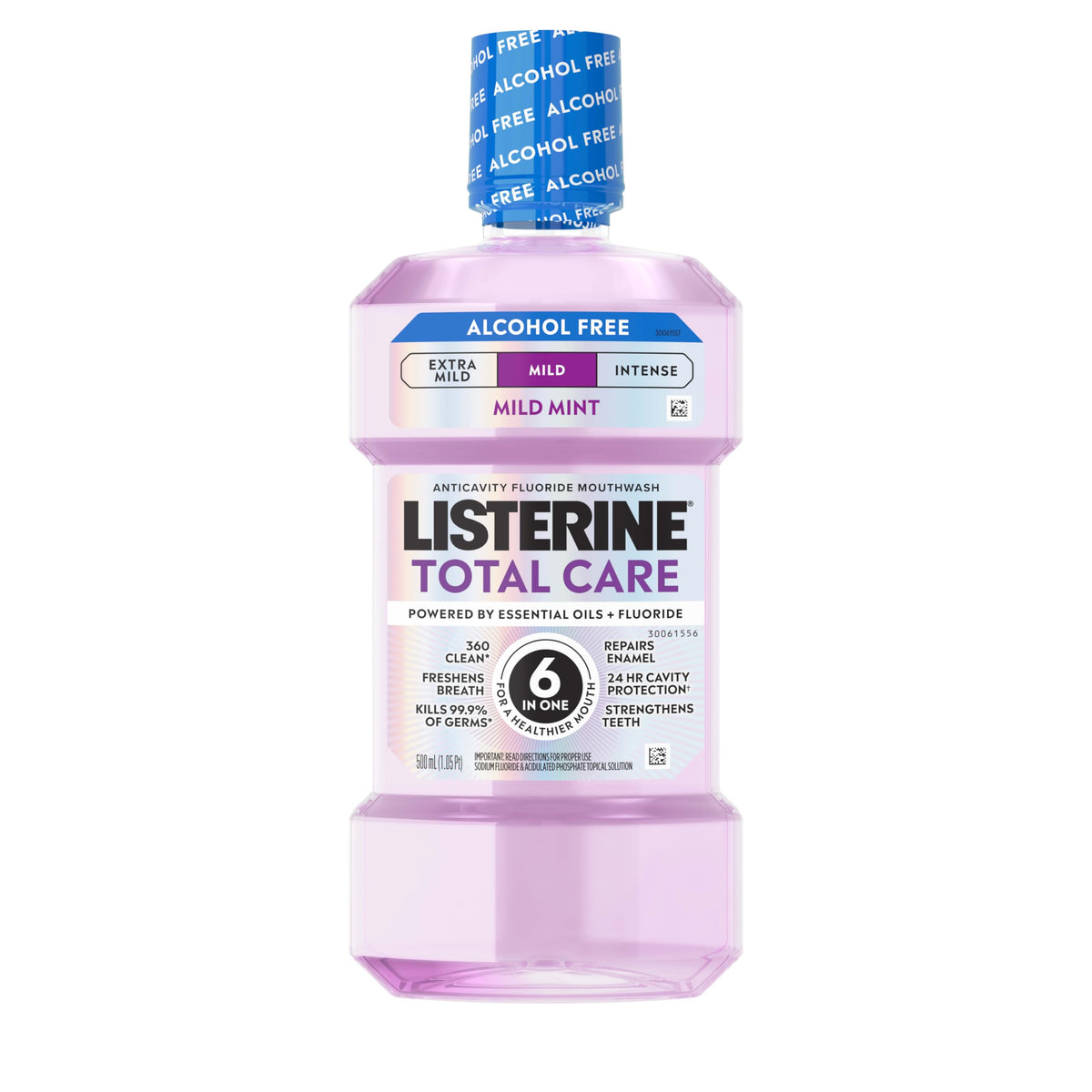 Listerine Total Care Alcohol Free Mouthwash, Mild Mint, 33.8 fl. oz/1L