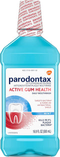 Parodontax Active Gum Health Mouthwash, Antiplaque and Antigingivitis Mouthwash, Mint, 16.9 Fl Oz
