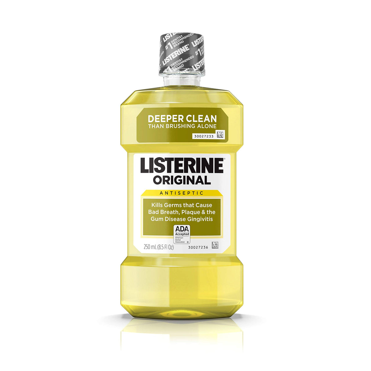 Listerine Cool Mint Antiseptic Mouthwash for Bad Breath, Travel Size 3.2 oz - Pack of 12