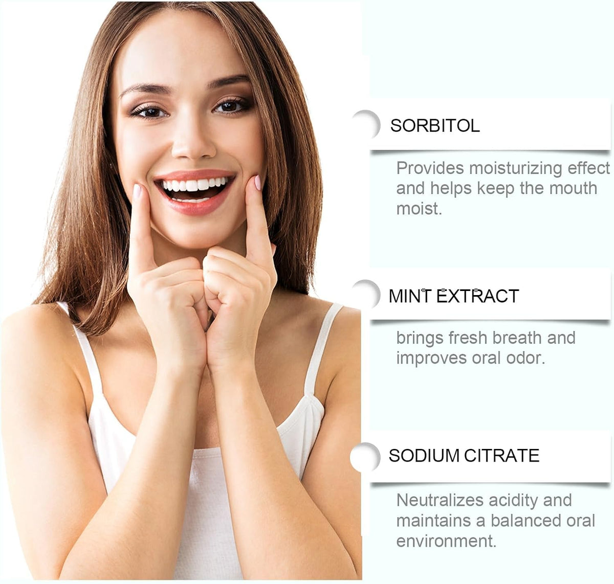 Refreshing Mint Oral Cleansing Mousse - Gentle Teeth & Mouth Freshener Infused with Glycerin for Daily Oral Care(1pcs)