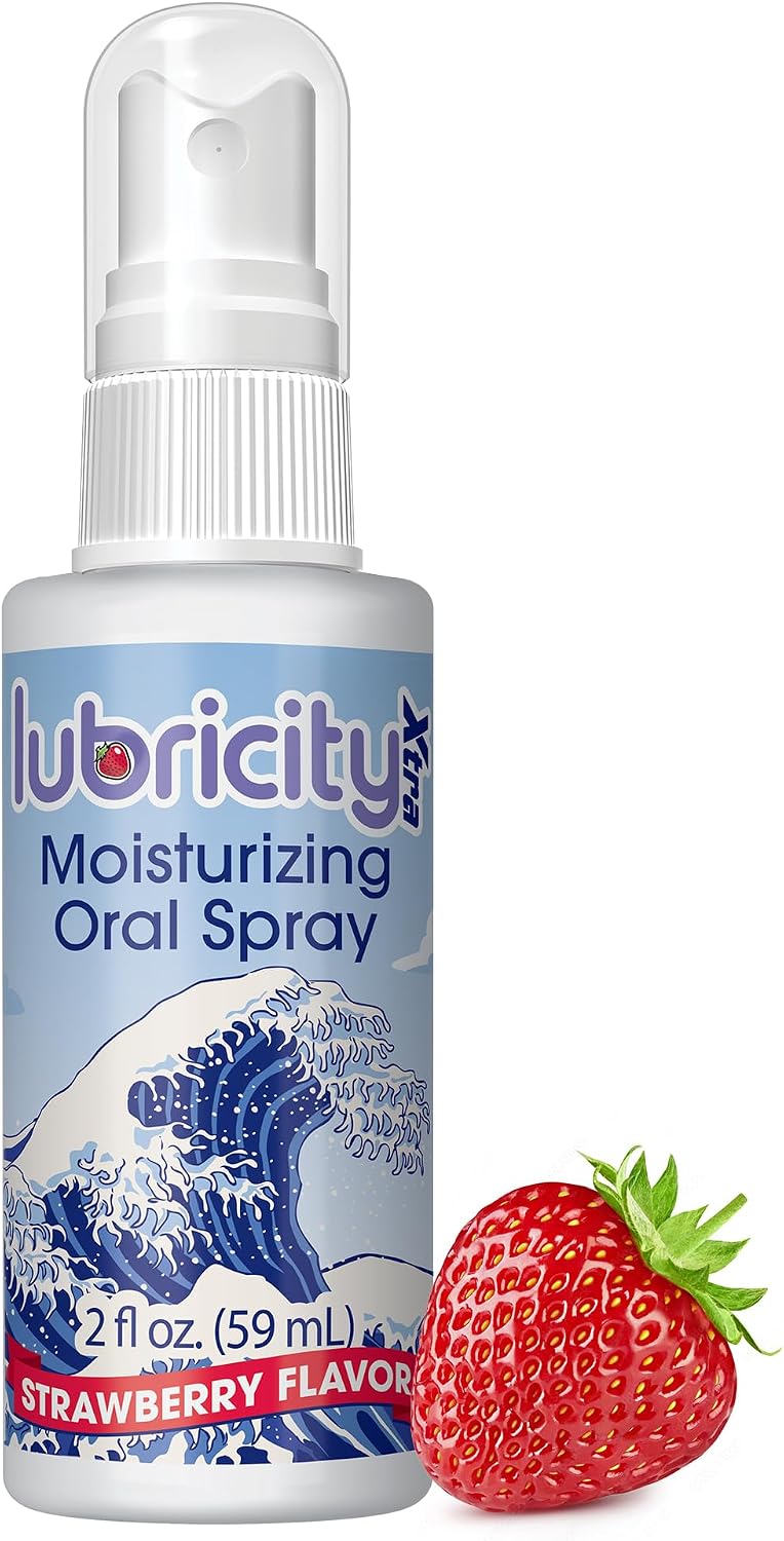 Moisturizer Oral Spray - Advanced Formula - Hyaluronic Acid and Xylitol, Saliva Substitute Oral Spray, The Most Satisfactory Solution in Dry Mouth Products (0.5 Fl. Oz., Strawberry)