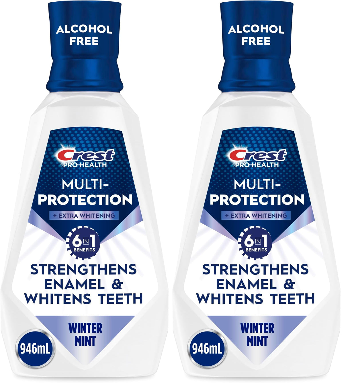 Crest Pro-Health Advanced Mouthwash, Alcohol Free, Extra Whitening, Energizing Mint Flavor, 946 mL (32 fl oz)