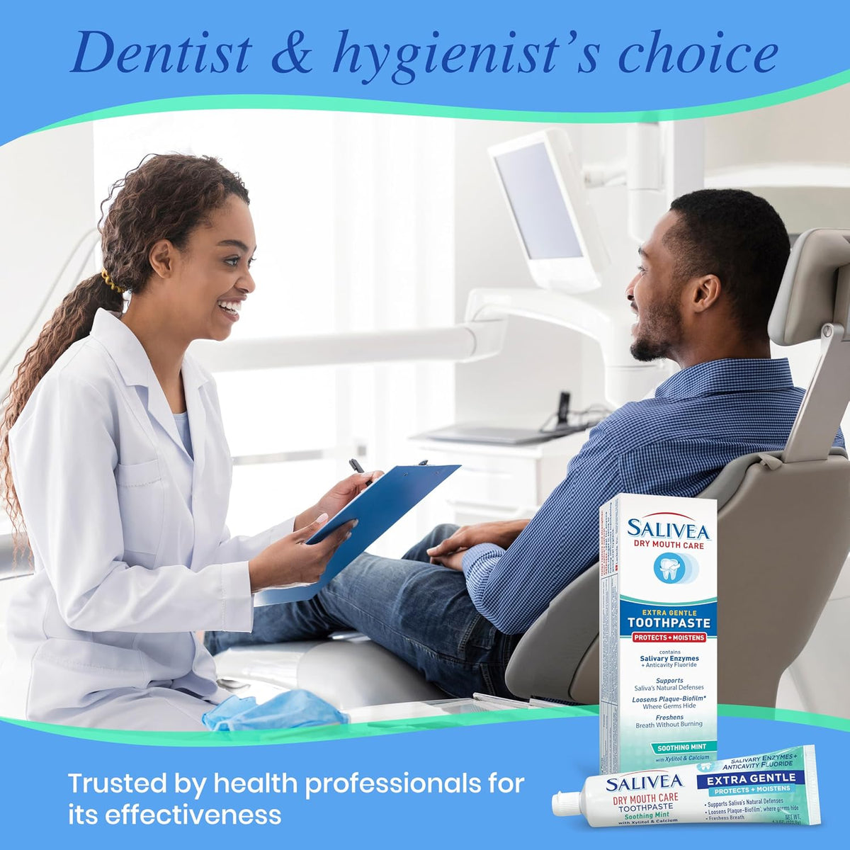 Salivea Dry Mouth Relief Duo — Anticavity Toothpaste + Relief Gel