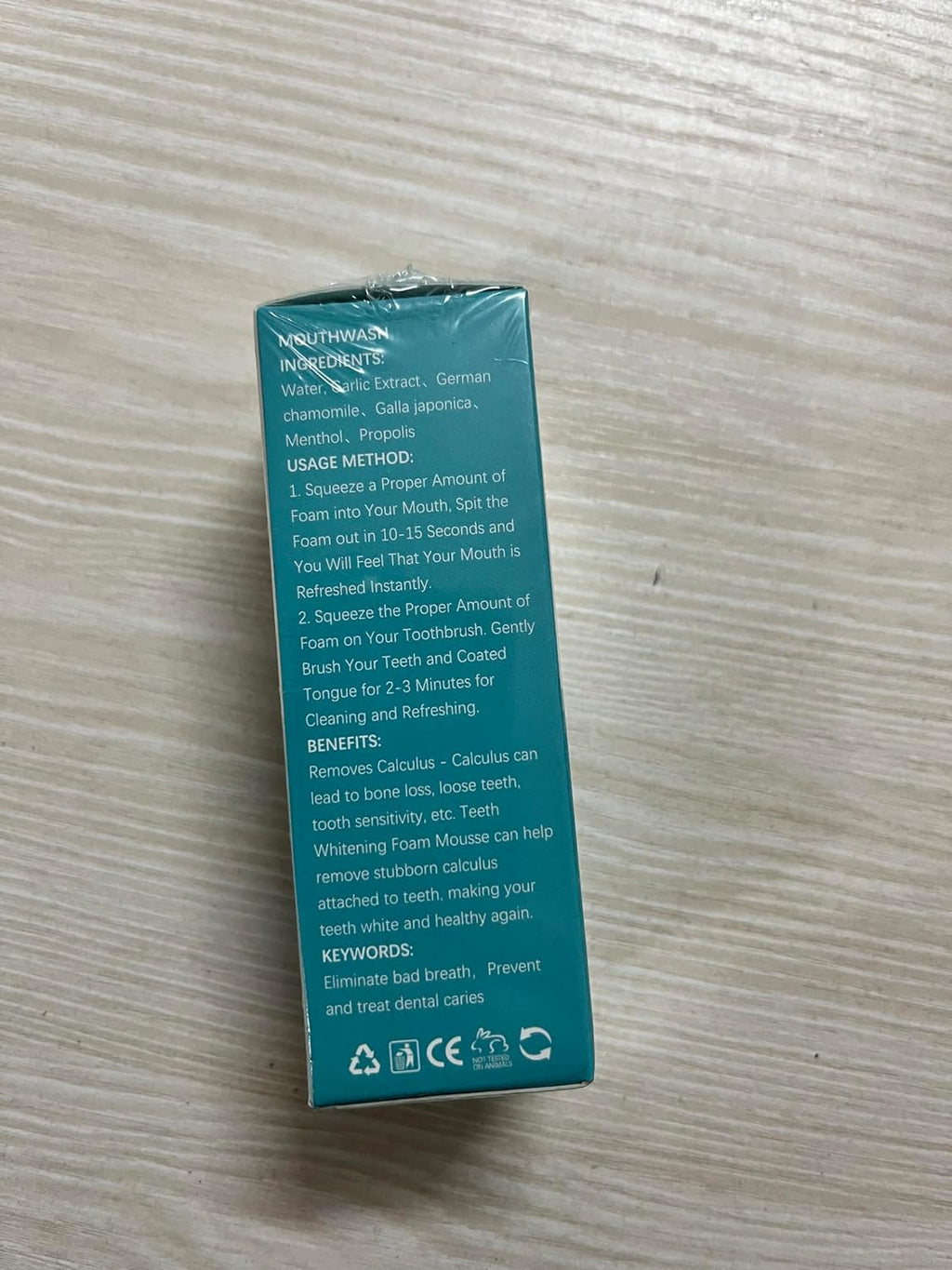 3Pcs Teeth Mouthwash Toothpaste Foam,Stain Removal Teeth Whitening,Oral Care,Fresh Breath Deep Cleaning.