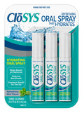 CloSYS Oral Breath Spray, Mint, Sugar Free, Fights Bad Breath .31oz, 3 Pack