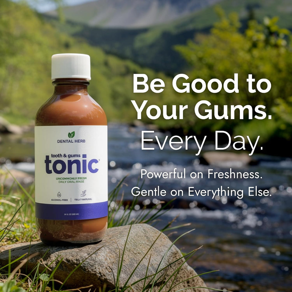 Dental Herb Company Tooth & Gums Tonic Mouthwash Herbal Oral Rinse 18oz (2)