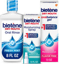 Biotene Oral Rinse, Dry Mouth Spray and Moisturizing Gel, 1 Kit