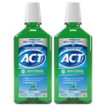ACT Restoring Zero Alcohol Fluoride Mouthwash 33.8 fl. oz. Strengthens Tooth Enamel, Mint Burst