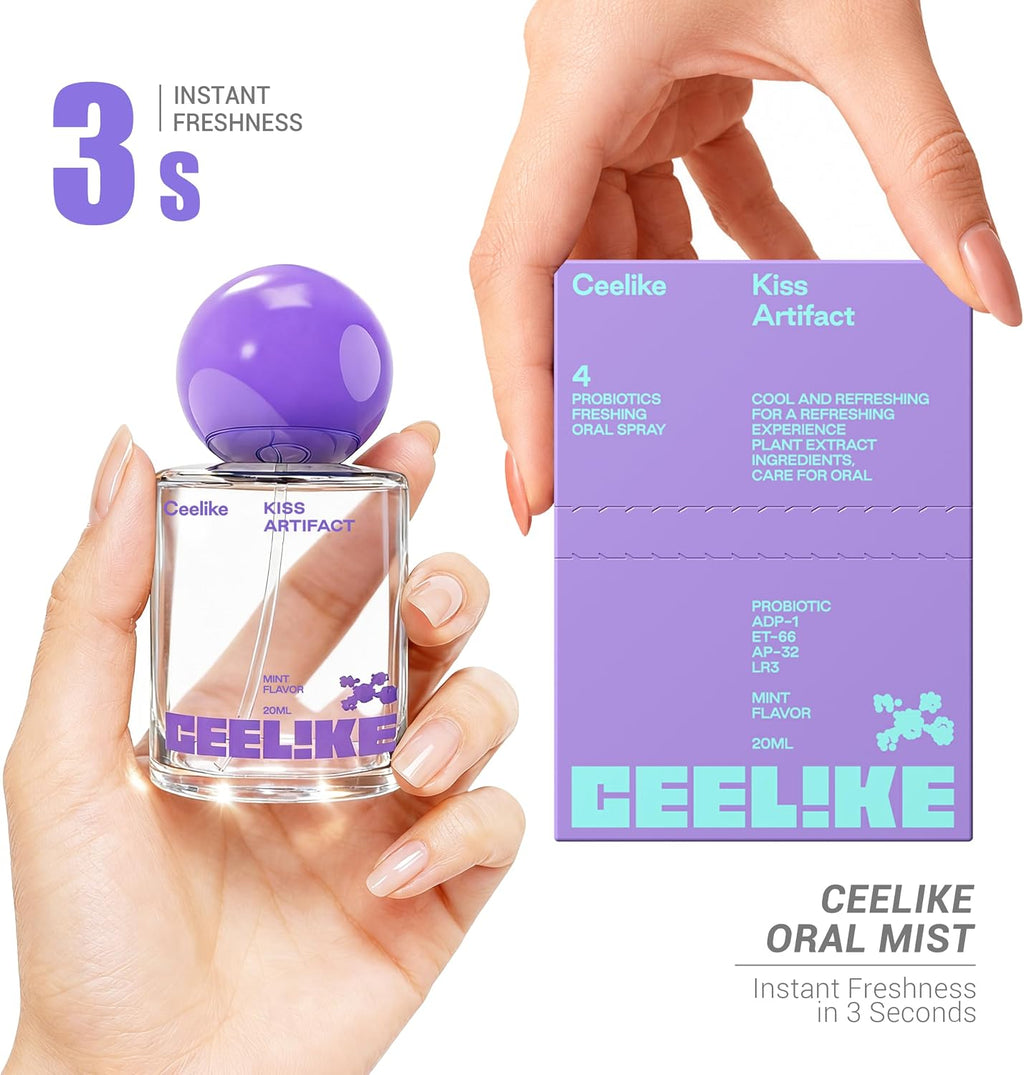 Oral Spray – Fresh Breath, Dual Cooling Experience & Convenient On-the-Go Design – Perfect for Freshening Breath Anywhere, Anytime (1 count)