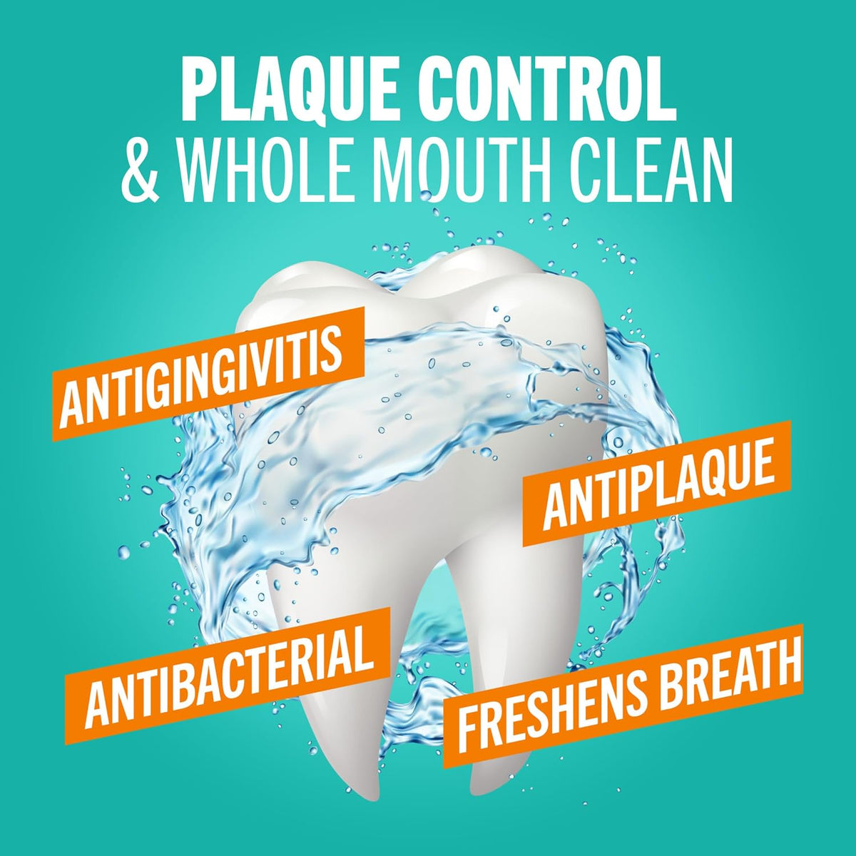 TheraBreath Plaque Control Oral Rinse, Refreshing Mint, 16 oz, 2-Pack