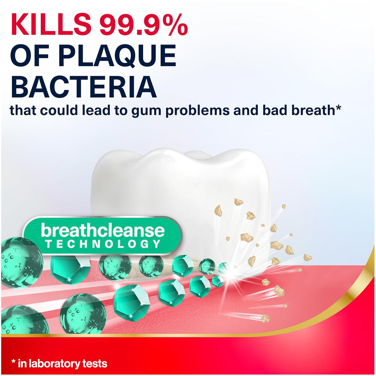 Parodontax Active Gum Health Breath Freshener Mouthwash, 3 x 16.9 fl oz