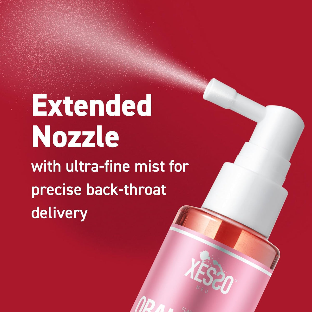 XESSO Flavored Oral Spray w/Fresh Cherry Scent 2 fl oz, Made in USA
