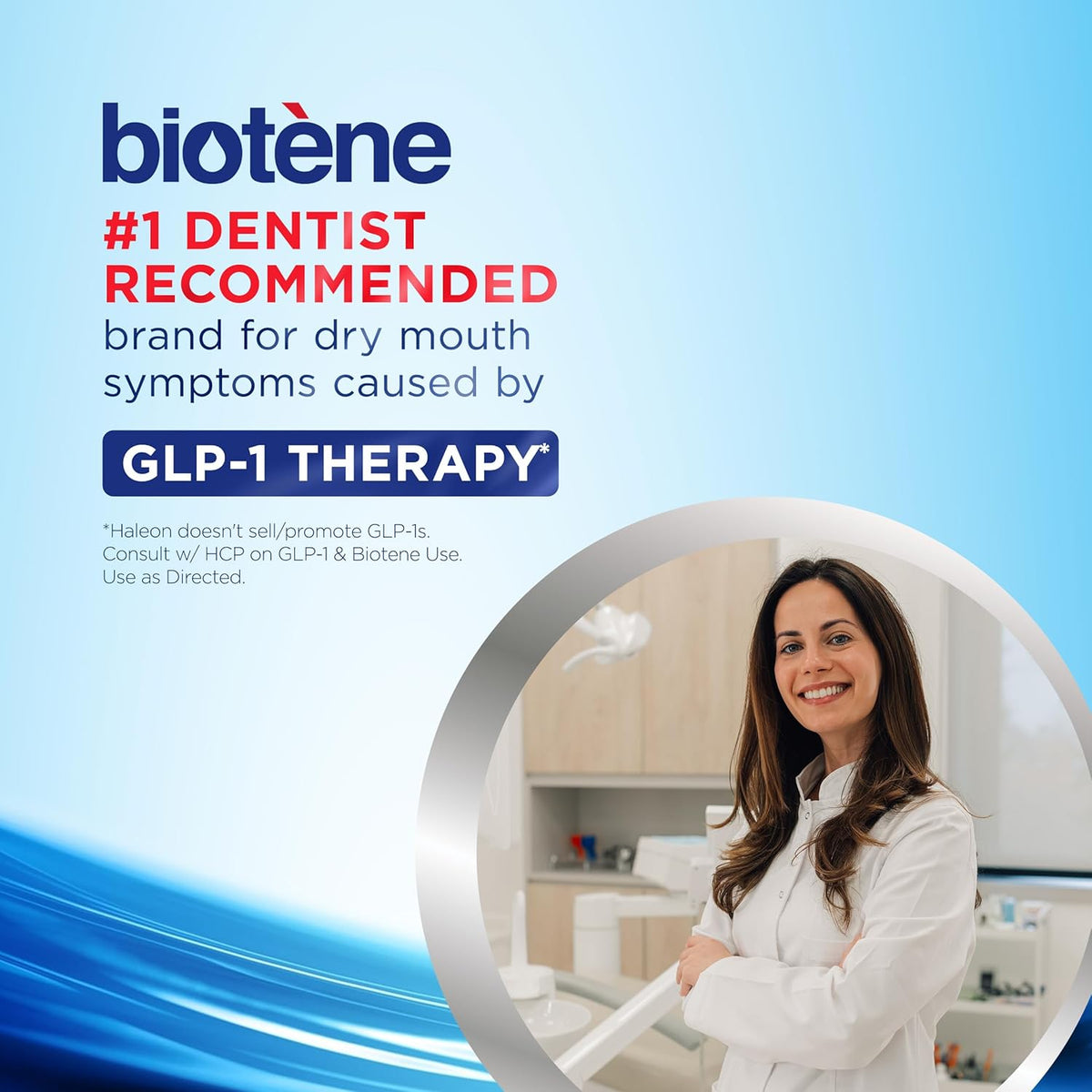 Biotene Oral Rinse Mouthwash for Dry Mouth, 2x33.8 fl oz