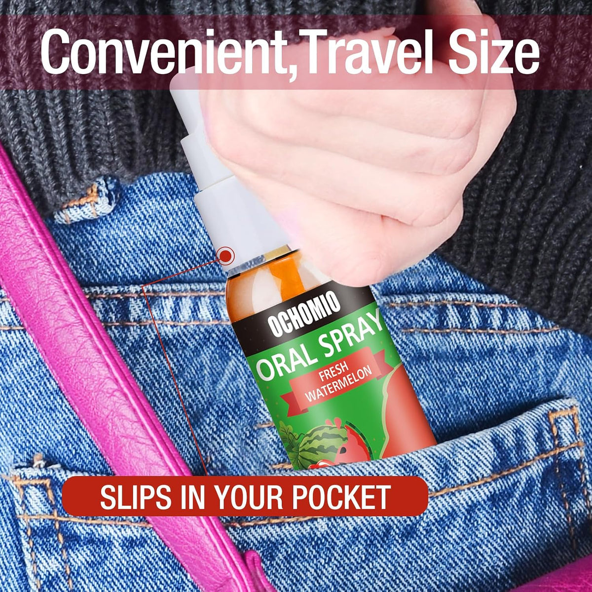 Deep Throat Spray Watermelon Flavored for deep Throating Women Men