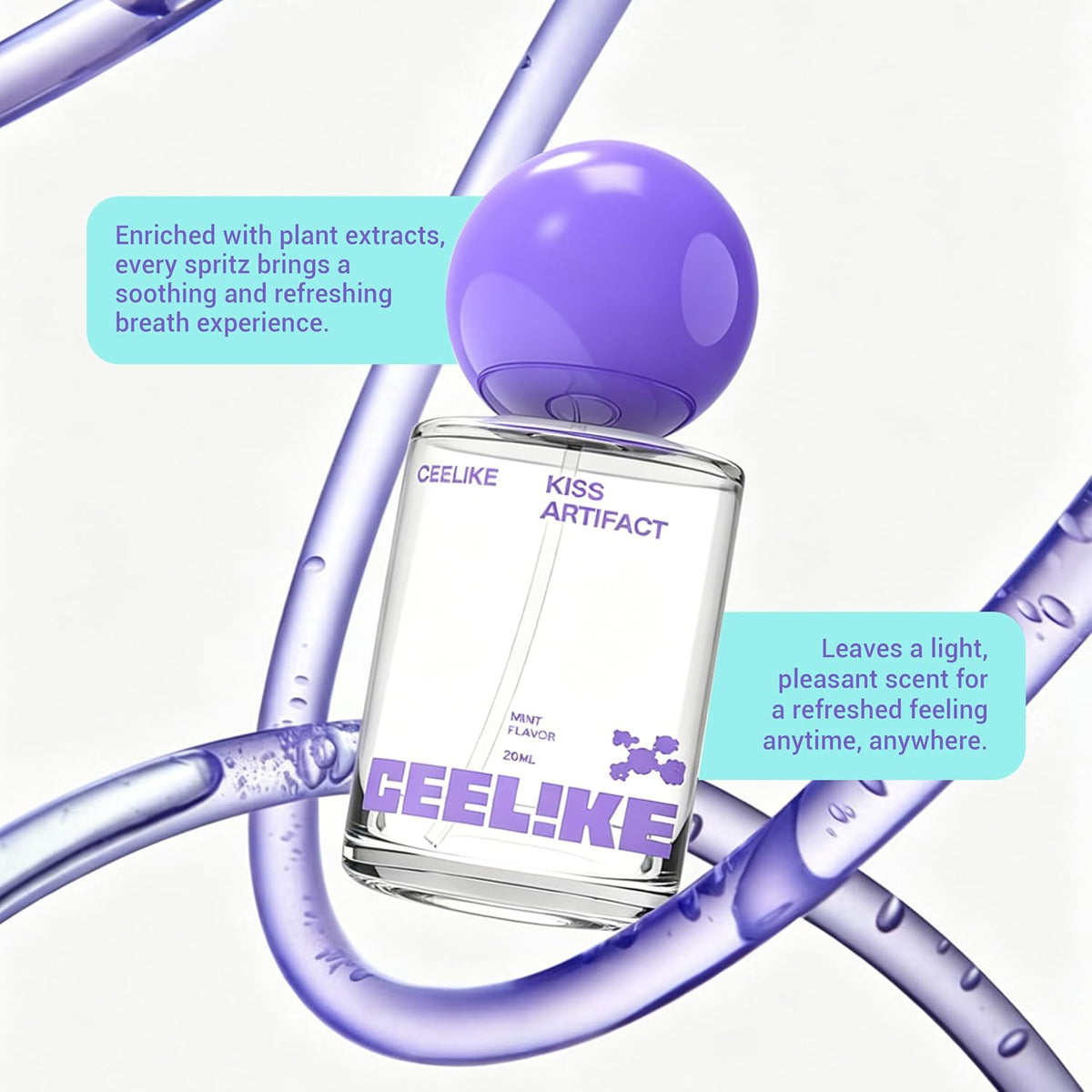 Oral Spray – Fresh Breath, Dual Cooling Experience & Convenient On-the-Go Design – Perfect for Freshening Breath Anywhere, Anytime (2 count)