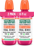 TheraBreath Anticavity Fluoride Mouthwash, Sparkle Mint, 16 fl oz, 2-Pack