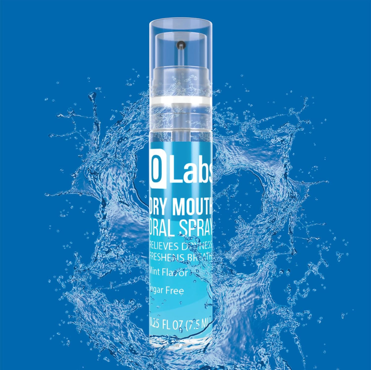 Dry Mouth Spray - Sugar Free, Alcohol Free, Mint Breath Spray with Xylitol, 2 Pack - 4 (0.25 oz) Travel Size Sprays Total