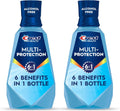 Crest Mouthwash Pro Health Multi-Protection, 1L, 2 Pack, 6-in-1 Benefits, Alcohol Free, Enamel Repair, Breath Freshener, Anti Cavity, Fluoride mouthwash, Bad Breath Treatment for Adults, Contains CPC
