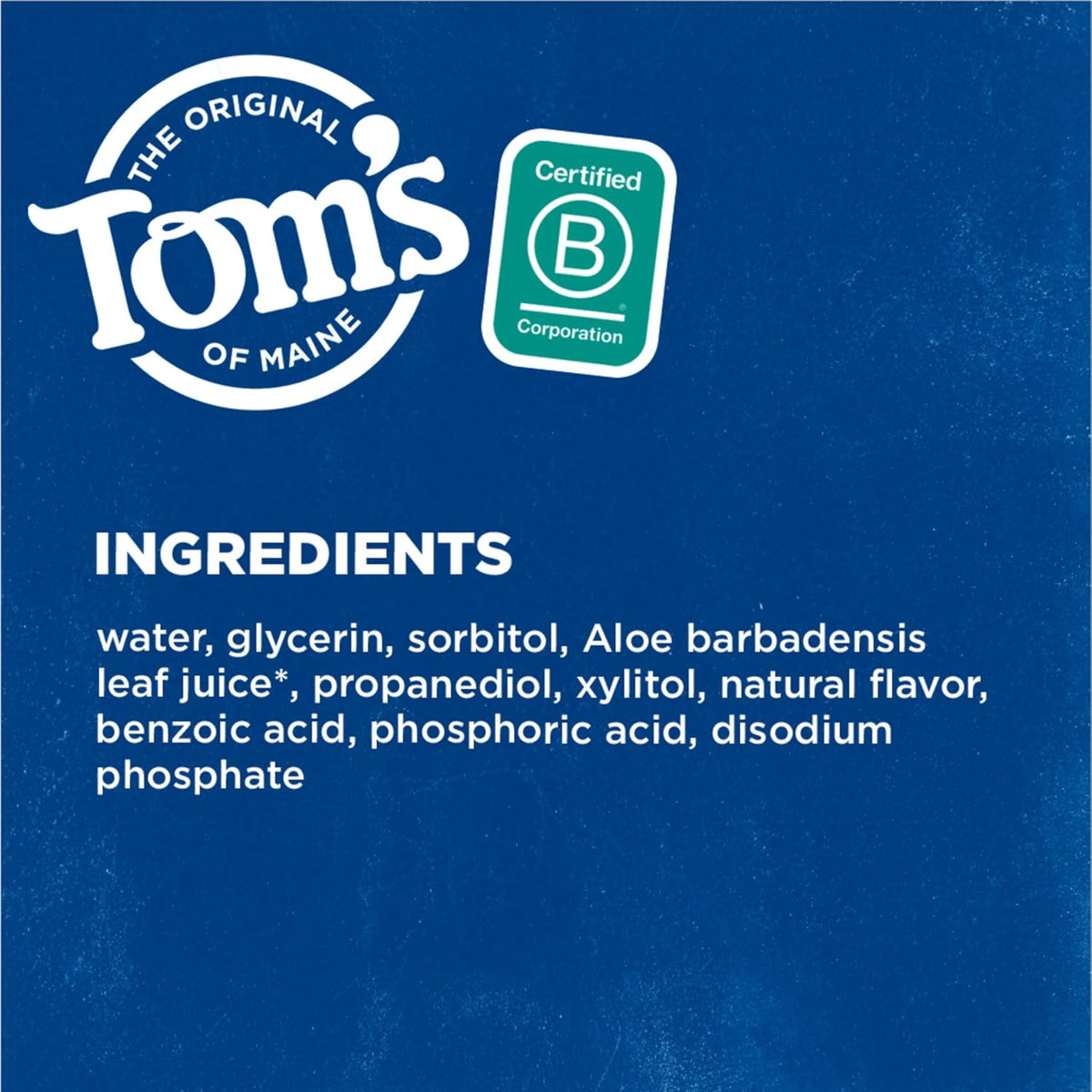 Tom's of Maine Whole Care Natural Anticavity Fluoride Mouthwash 3Pk, 16 oz