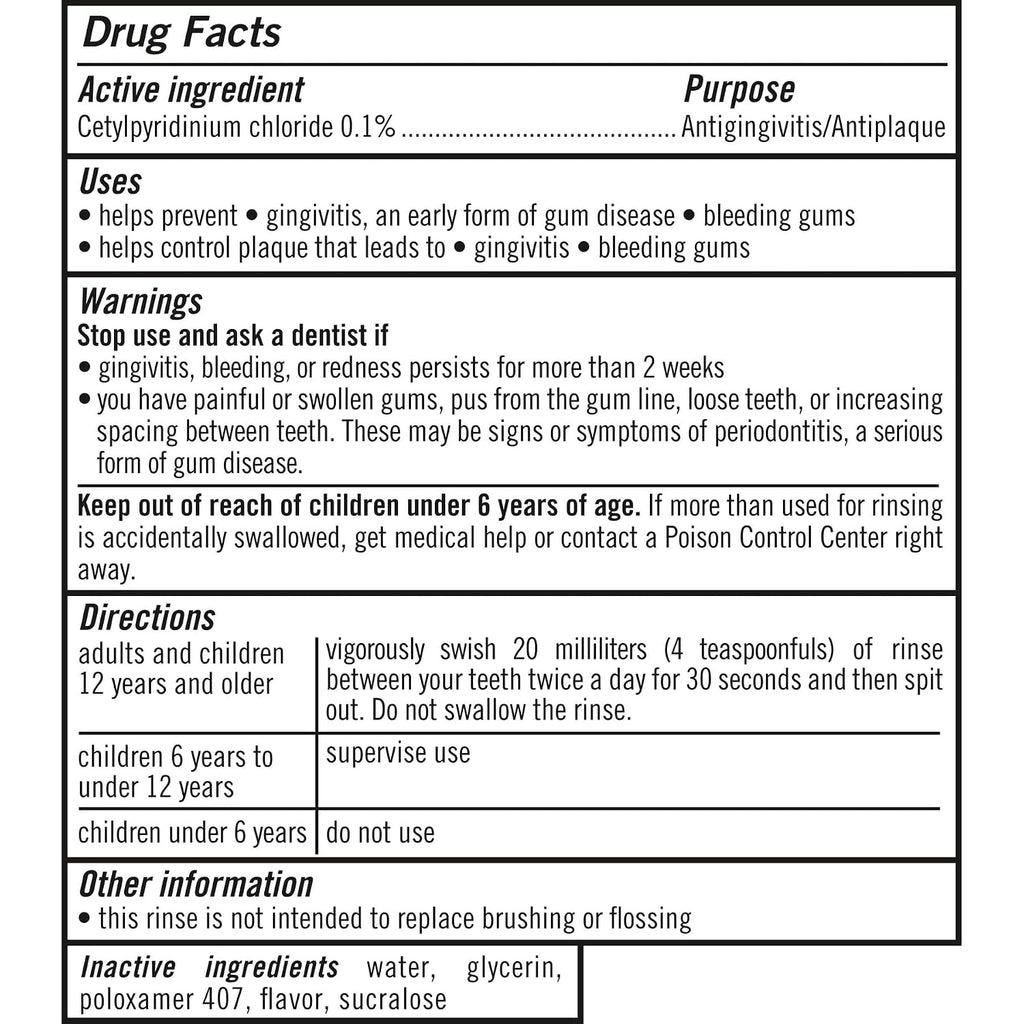 TheraBreath Deep Clean Mouthwash, Fresh Mint Flavor, 16 fl oz, 2-Pack