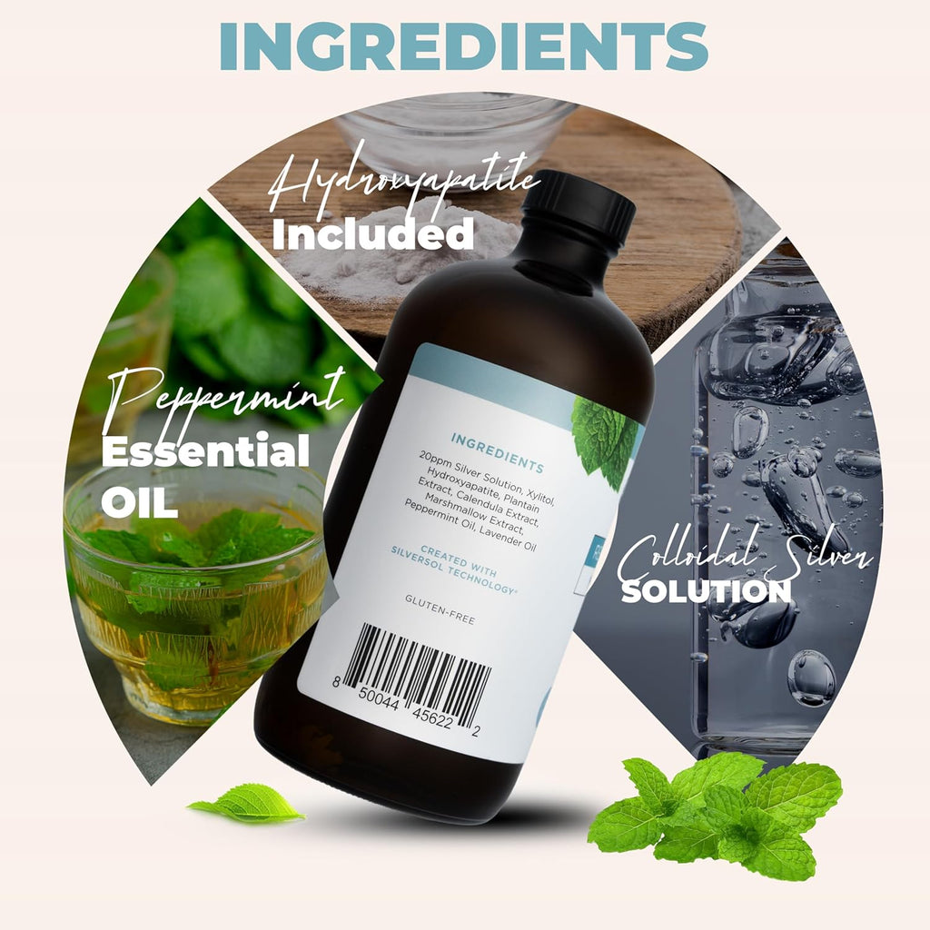 Living Well Dr. Michelle Remineralizing Mouthwash, Cool Mint