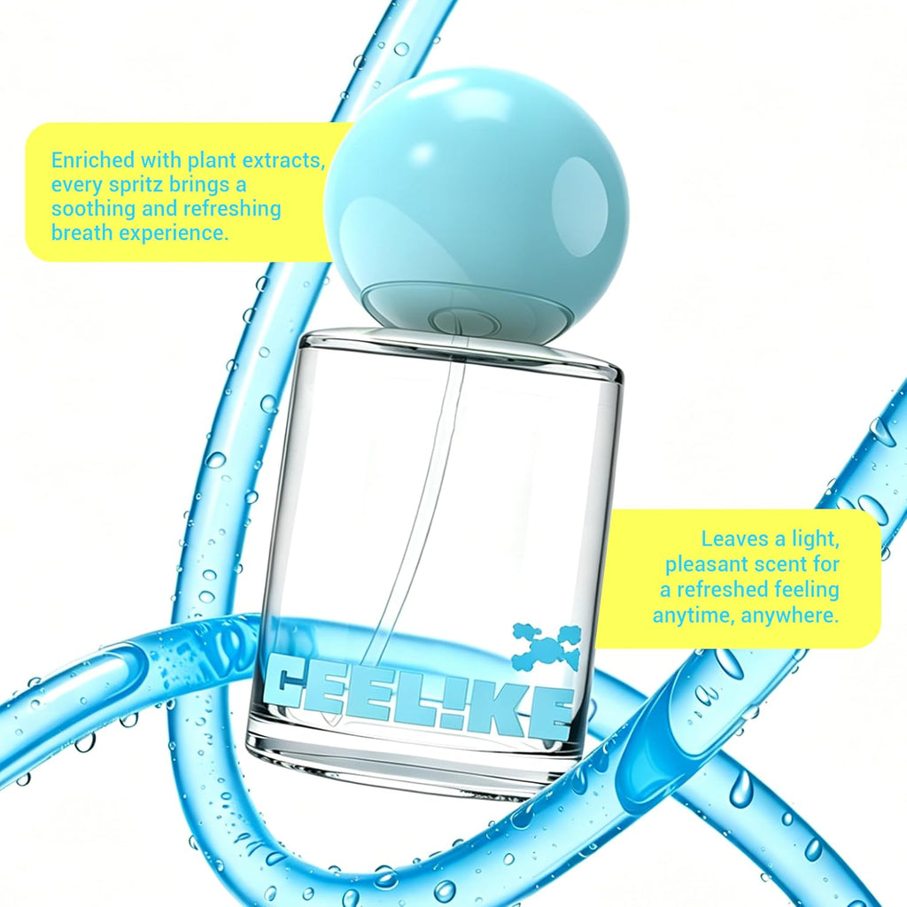 Oral Spray 1 Count, Lemon Portable Travel Design with Cool Refreshing Flavor for All-Day Fresh Breath