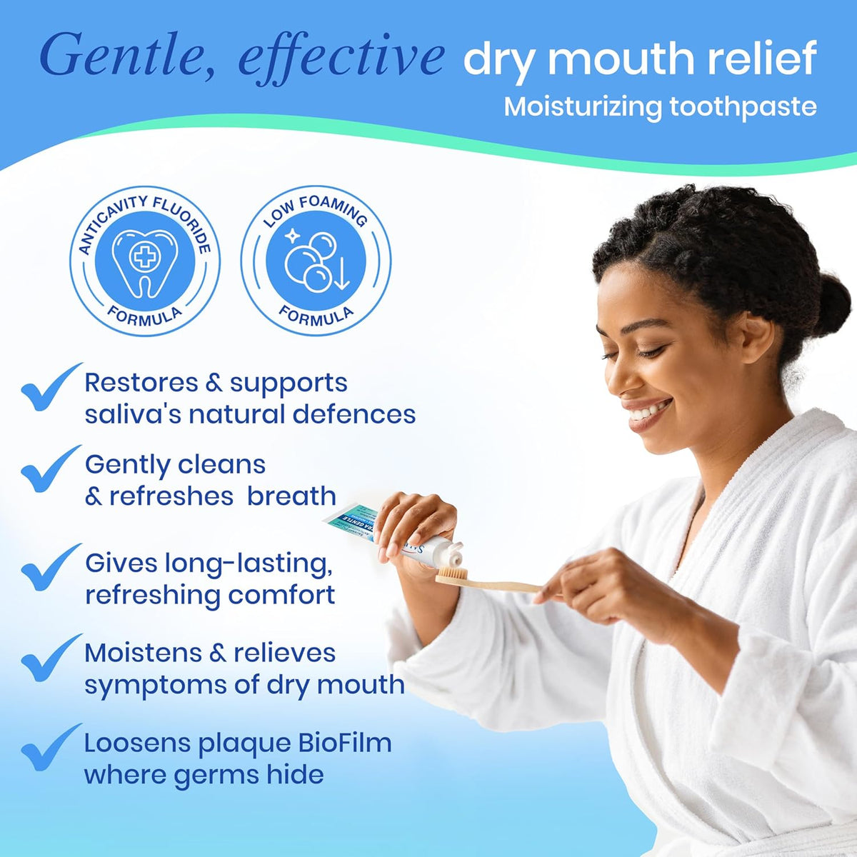 Salivea Dry Mouth Relief Duo — Anticavity Toothpaste + Mouth Spray